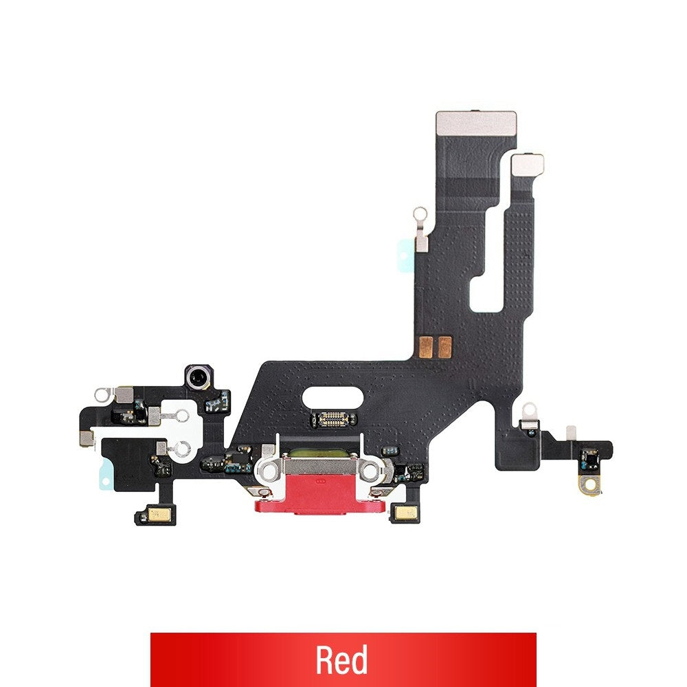 Charging Port for iPhone 11 (Purple)-Red Charging Port for iPhone 11 (Purple)-Red